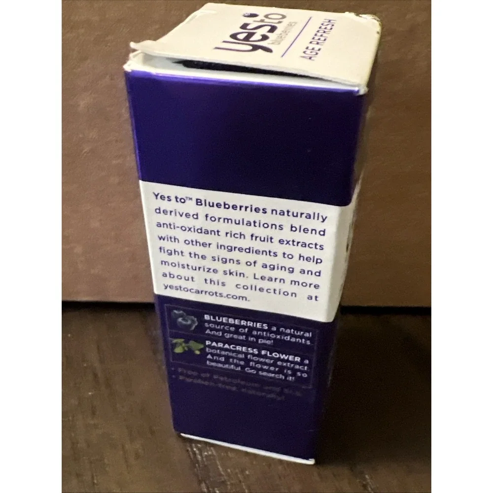 Yes To Blueberries Age‎ Refresh Eye Firming Treatment – 15ml / 0.5 fl oz NEW